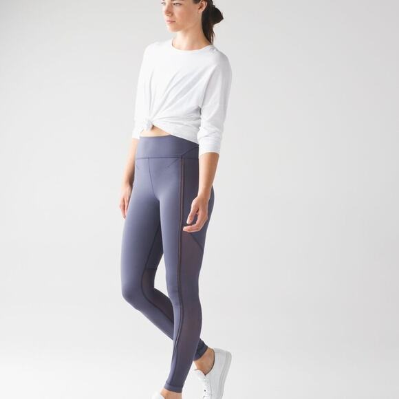 Lululemon Sculpt It Tight Greyvy Active Pants 6 - Picture 1 of 11